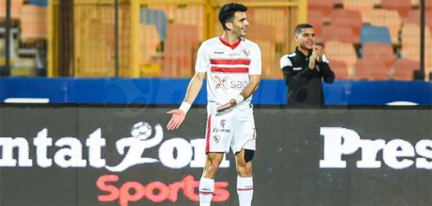 فيديو-|-زيزو-يغادر-مباراة-الزمالك-والمقاولون-العرب-مصابًا